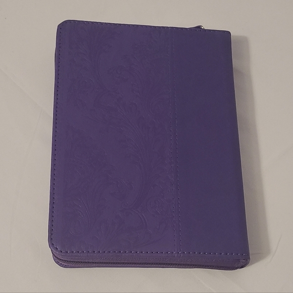 Faith Zip Journal / Notebook Royal Purple - Picture 2 of 7